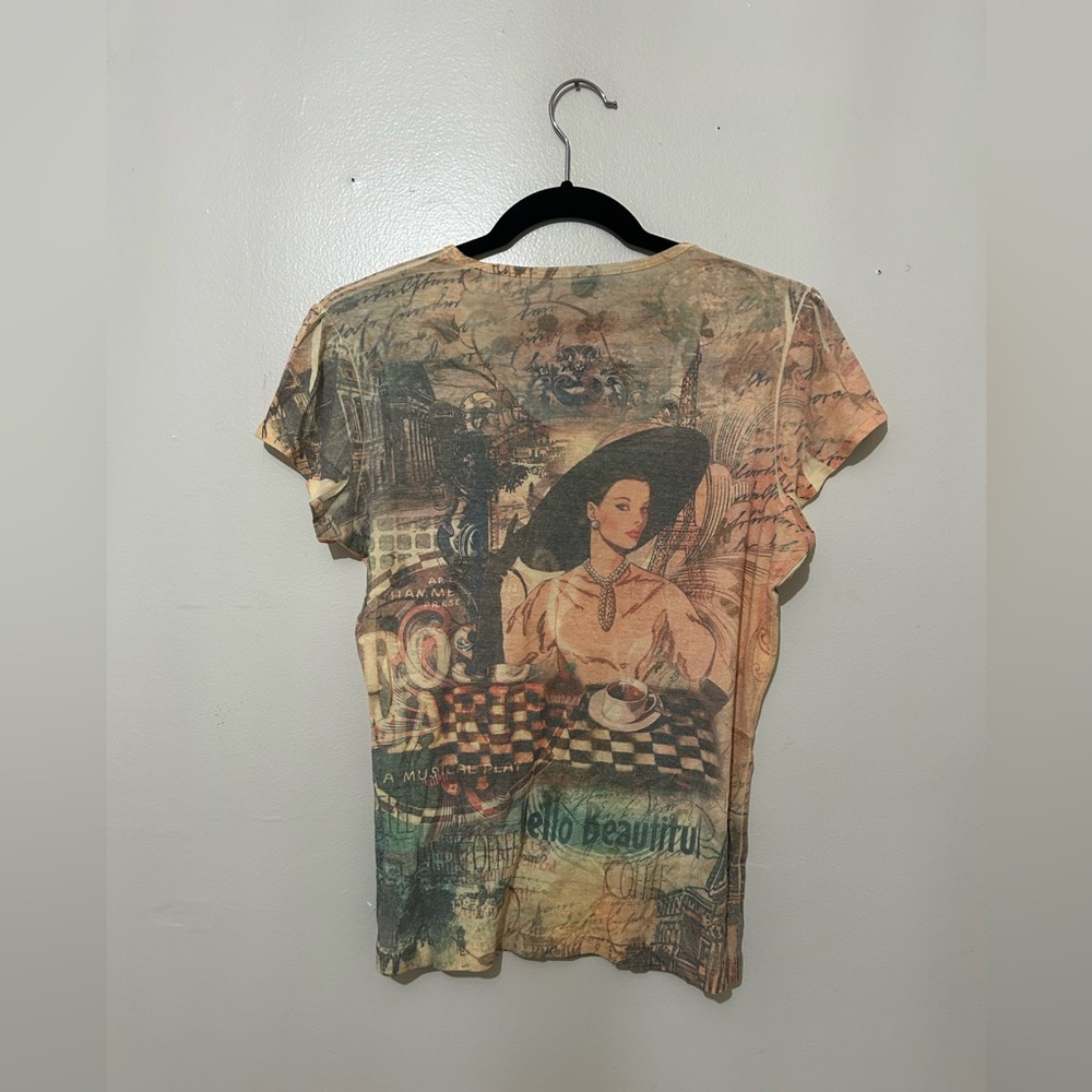B.L.E.U. | Artistic Graphic Women's Tee - Picture 2 of 5